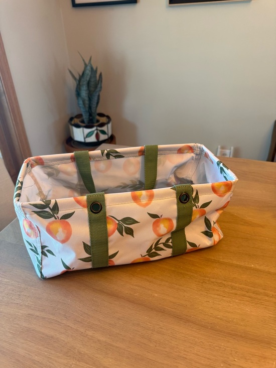 thirty-one Handbags - Thirty-One Tiny Utility Tote in the Peach Paradise print